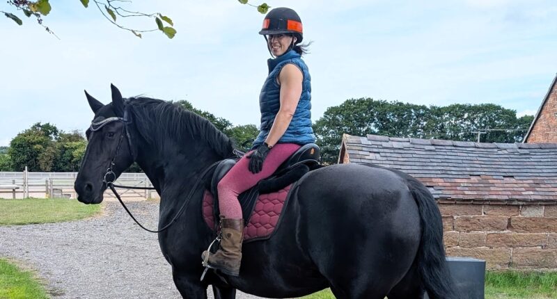 A rider fitness specialist built a thriving business after a life changing fall inspiring her to create RiderCise to help horse riders regain strength confidence and control in the saddle.