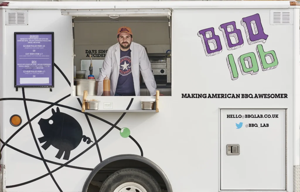 Former NASCAR driver Matt Harris now runs Britain's first ultrasound pickle business from a converted ambulance he drunkenly bought on eBay after his racing dream ended.