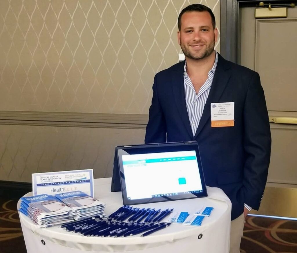 Keith Somers founder of HealthCorum The startup analyzes claims data to score doctors and bring transparency to U.S. care.