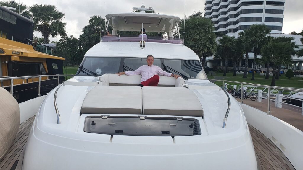A man who ditched bleak Britain for Thailand without ever visiting it is now worth £20m after building a property empire of six resorts with just £300,000 in savings.