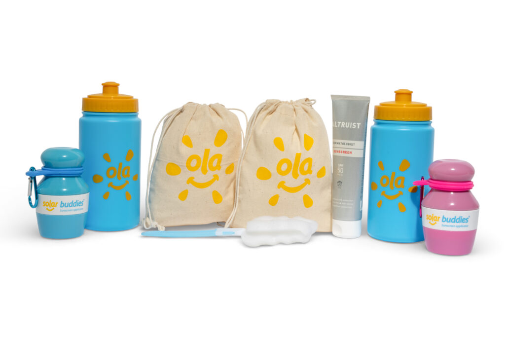 A school-run chat about suncream led mum Kelli Aspland to build a £5.5 million global business - after Dragons' Den stars Deborah Meaden and Peter Jones backed her idea.