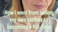 Chloe Thompson, who left nursing to build a full-time reselling business